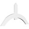 Ekena Millwork Archdale Architectural Grade PVC Gable Bracket, 60"W x 32 1/2"H x 2"D x 6"F, 13/12 Pitch GBP060X33X0206ARC00 - alternate 1
